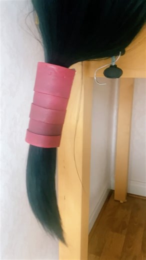 Tutorial ~~ My Crafted Tifa Lockhart Hair Piece❤️ #contentcreator #cosplayer #twitchstreamer #fyp #tifa #tifalockhart #tutorial | AemiliaStardust