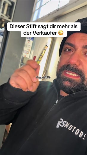 Magnetischer Lackstift beim Gebrauchtwagenkauf