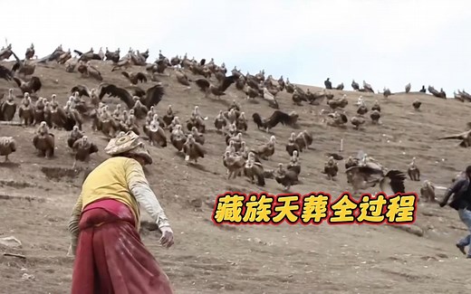 藏族天葬的真实全过程，在涅槃的路上，回归大自然