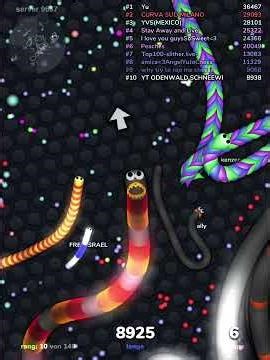 🐍 TOP GAMEPLAY IN SLITHER.IO 🐍 #gaming #slitherio