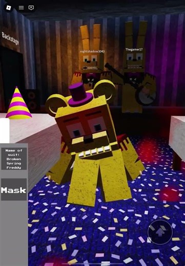 #roblox spring lock failure with Fred Bear, but broken