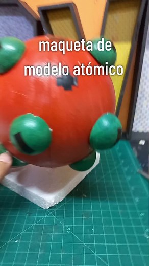 Maqueta de modelos atómicos: ¡Crea tu propio átomo con materiales reciclables!