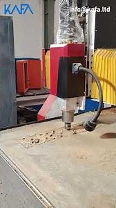 ATC CNC Router Machine Working Automatic Tool Changer CNC KAFA Technology