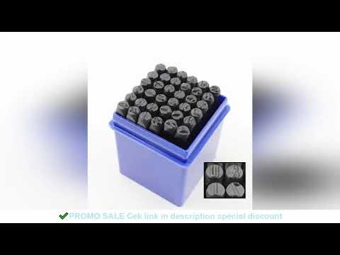 36pcs Alphabet Number Stamping Punch Steel Die Letter&Digital Punch Stamp Pressing Kit For DIY Metal