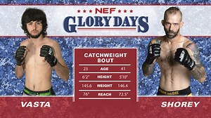 Derek Shorey vs. Anthony Vasta fight video. "NEF 56: Satori" takes place just three weeks from tonight on Feb 3 in Portland. Tickets on-sale now: https://bit.ly/NEF56 Anthony Vasta Defensive Edge Martial Arts Center, Wakefield MA Shatterproof Derek Shorey | New England Fights