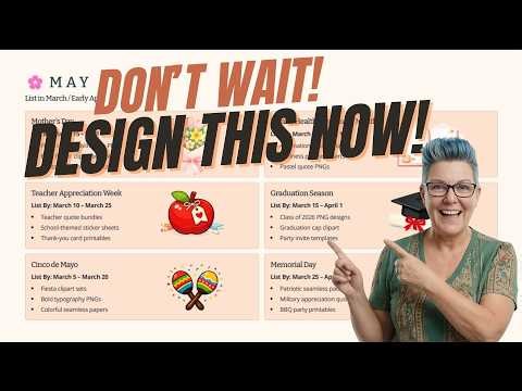 Etsy Digital Sellers: What You Should Be Designing Now!