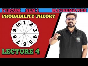 Elementary Probability Theory ( Numbers ) | FYBCOM Sem 1| Mathematics| Mumbai University|