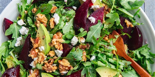 Everyone Needs Some Greens On The Holiday Table—This Roasted Beet & Goat Cheese Salad Is A Winner