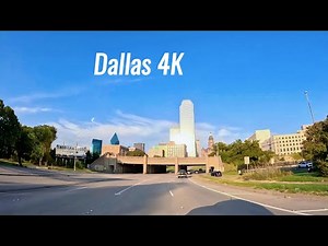 4K Dallas Sunset City Drive ASMR