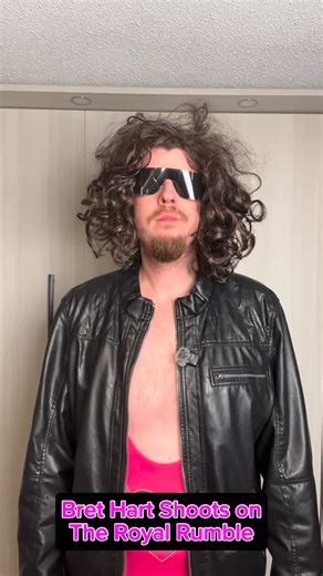 Brendan Malloy on Instagram: "Bret Hart Shoots on The Royal Rumble"