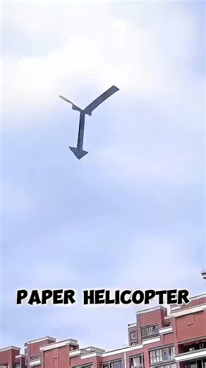 super Paper helicopter✈️ #sorts #youtube #papercrafts #origami #paperairplane #aeroplane #justplanes