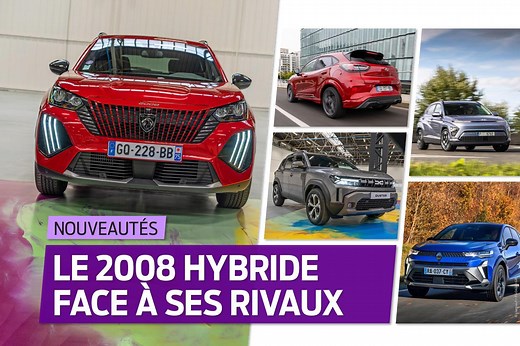 Le Peugeot 2008 Hybrid 136 (2024) face à ses concurrents