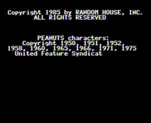 Charlie Brown's 1, 2, 3's (1990 re-release) boot video