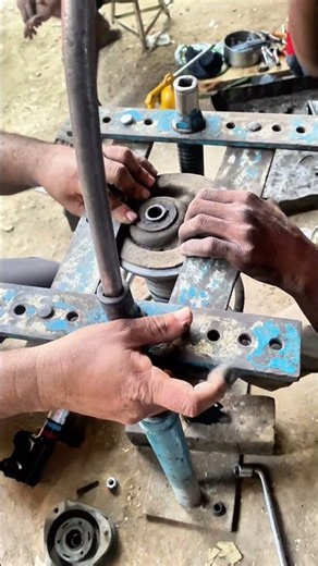 How to Assemble new Shock absorber by DIY tools ? #shockabsorbers #DIYTools #autorepair #rxmechanic