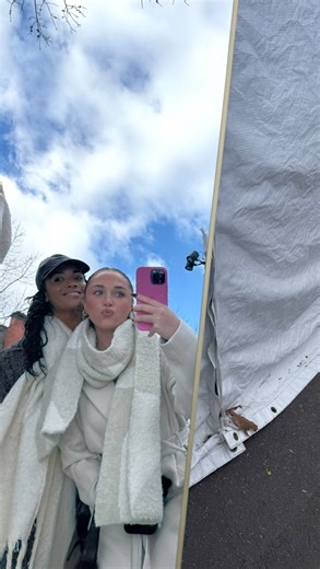 Heather Thomas on Instagram: "Guess who’s back for 25 more days of content!!!! 😅And yes I cut the video every 0.2 seconds because I accidentally let my capcut trial renew and imma get my moneys worth in these edits okay! #vlogmas #christmas #dc #holidaymarket #christmasmarket"