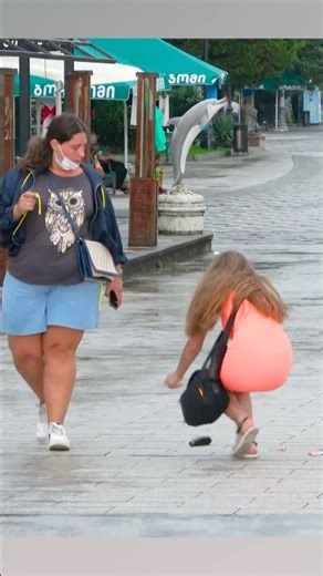 her toy shocked them 🔥crazy girl prank #shorts #comedy #viral