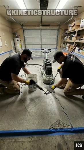 Satisfying Epoxy Garage Floor Transformation ✨ #asmr #garagemakeover #shorts