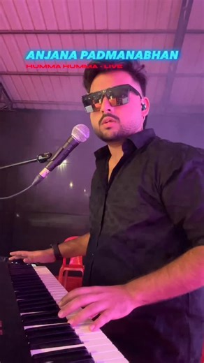 Amrito on Instagram: "What an absolute blast performing Huma Huma with the enchanting @anjanapadmanabhanofficial! Her vocals were pure magic, and that Kazoo intro was everything! 💙💫 Huge shoutout to the magicians 🪄 🎸 @piyush.bass 🥁 @hirendwdrums 🪘 @dharmil_music 🎸 @bastovborbora 🎛️ @dev.verma.live #viral #keycam #yamaha #montage #yamahamontage #live #concert #instagram #mumbai #trend #love #reels #reelsinstagram"