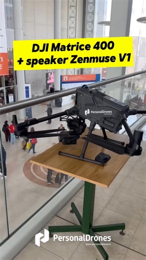 28 reactions | Un utilizzo “creativo” del DJI Matrice 400 con speaker...