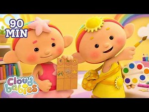 90-Minute Back to School Refresher! 🎒 | Cloudbabies Colours, Weather & Fun Learning