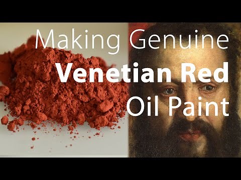 Making Genuine Venetian Red Oil Paint
