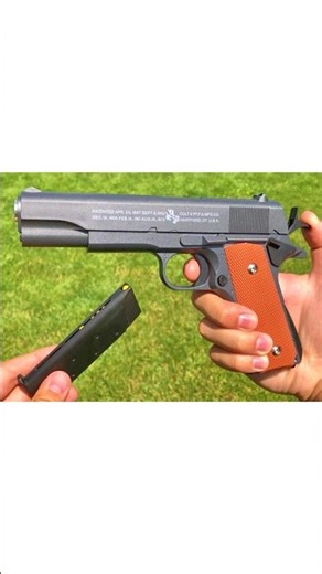 COLT 1911 Airsoft Gun under 10$ Realistic Toy Gun #shorts #tech