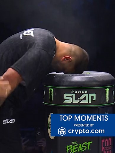 Brought back the iconic @turpdaddyslim move after that crazy KO at #PowerSlap14 😮 • Sign up for a Crypto.com App account using code “POWER” • Complete a purchase of Cryptocurrency of at least $50 in a single transaction • Reward: $15 worth of CRO [ B2YB @crypto.com ]