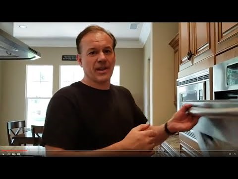 How to properly clean oven door glass by taking the door apart.