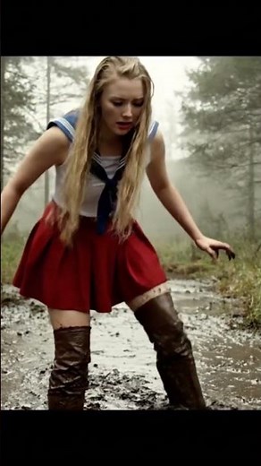 Over Knee Boots in Mud