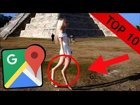 TOP 10 - ZÁHADY GOOGLE MAPS