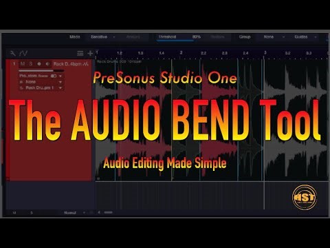 The AUDIO BEND Tool in Studio One - Home Studio Trainer Show