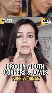 Fix Droopy Mouth Corners & Jowls Naturally #FaceFitness #AntiAging