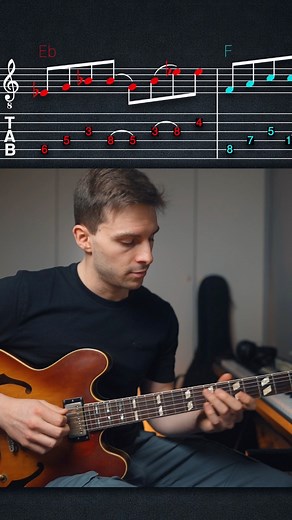 Continuing the Triad Pair Posts — here’s one more pattern to try! ⬇️ This time the pattern pairs the triad inversions like this: 🔹 Root Position ➕ 1st Inversion 🔹 1st Inversion ➕ 2nd Inversion 🔹 2nd Inversion ➕ Root Position This is applied to both Eb and F Major triads as you move up the fretboard. A False Fingering is used for each inversion to create an 8-note pattern in every bar. Try it fast! #guitars #guitar #guitarist #guitarplayer #music #guitarlesson #guitarsdaily #guitarsolo #guitar