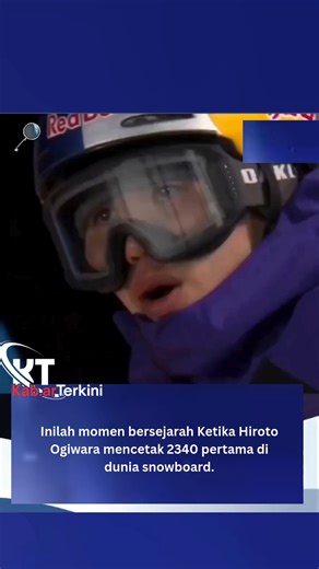 KabarTerkini | Snowboard mencatat momen bersejarah saat atlet asal Jepang, Hiroto Ogiwara, berhasil mendaratkan 2340 pertama yang pernah tercatat di... | Instagram