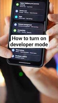 How to turn on developer mode#samsungtips #lifehacks #techtoktips #techtok #androidtips