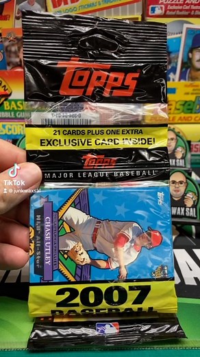 149 reactions · 8 comments | 2007 Topps Series 1 Baseball Rack Pack #junkwaxsal #hotgarbage #2007topps #baseballcards #packopening #sportscards | Junk Wax Sal | Facebook