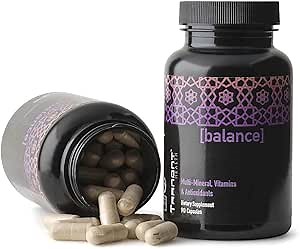 Tranont Balance | 90 Count | Multi-Mineral & Vitamin Capsules for Adults | Vitamin C, A, and E Magnesium, Zinc, Calcium, and Iodine | Boosts Immunity, Energy, and Digestion | Gluten Free, Vegetarian