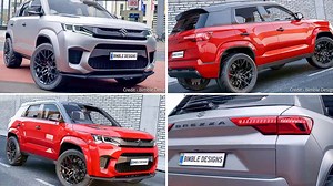 2022 Maruti Brezza Modified Into A Sporty SUV - Stunning Render