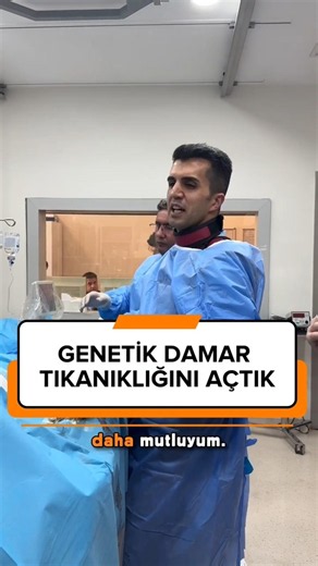 WE OPENED THE GENETIC ARTERY BLOCKAGE!