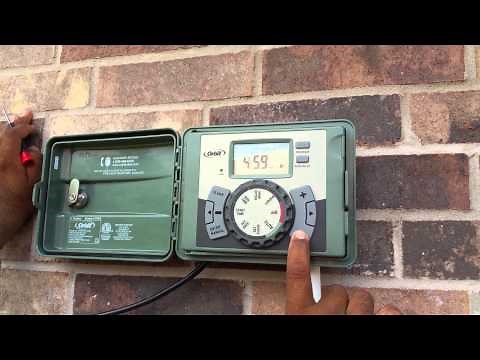 Como programar reloj de sprinkler