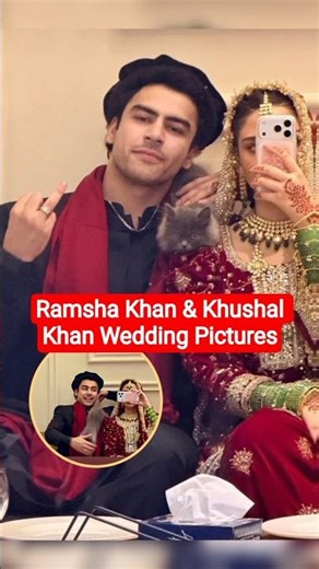 Ramsha Khan & Khushal Khan Wedding Pictures together - Winter Love drama Episode 4 5 6 #viral
