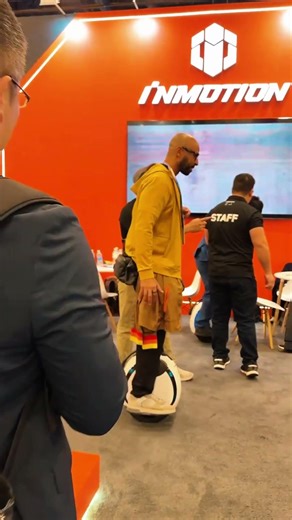 CES Day 2. Long test-ride lines. Real hands-on moments. #euc #automobile #inmotion #ces2026