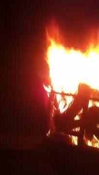 burning blow up doll