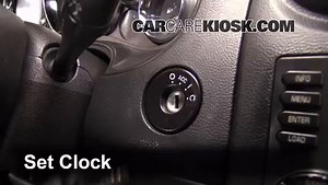 How to Set the Clock / Change Time on a 2009 Pontiac G6 GT 3.5L V6 FlexFuel Sedan (4 Door)