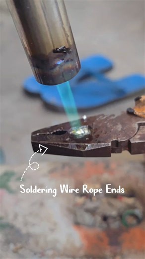 FixNiro | Soldering Wire Rope Ends for Fray Prevention and Secure Termination #tricks | Instagram