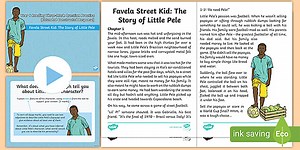 SATs Year 6 Reading: Favela Street Kid Three-Mark Question Practice Activity Pack