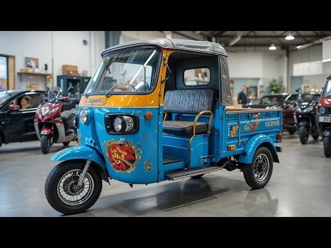 New 1000W Electric 3 Wheeler Blue Color ReviewNew 1000W Three Wheel Electric blue color
