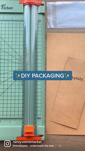 ✨DIY PACKAGING✨ Here’s how I make my own packaging. Easy & fun to do! Materials needed: ✏️ Pencil • Paper cutter 📏 Ruler to make desired template • Thick card stock paper (I use brown, 90lb paper) • Self sealer bags (I use 5x7 and 3x7 bag sizes) SHOP HERE👇🏼 rainiyvonnemarket.etsy.com • • • • #rainiyvonnemarket #diypackaging #handmadepackaging #businesspackaging #smallbusinesspackaging #cardstock #cardstockpaper #papercutter #papercutpatterns #templates #packagingideas #packagingorders #carcha