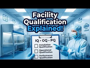 Pharmaceutical Facility Qualification Explained | IQ, OQ, PQ, ISO 14644 Cleanroom Standards