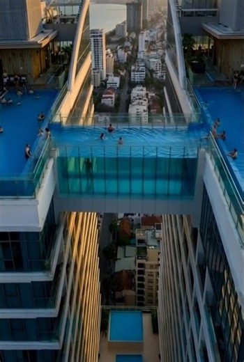 This Pool Shouldn't Exist But It Does #impossible #viral